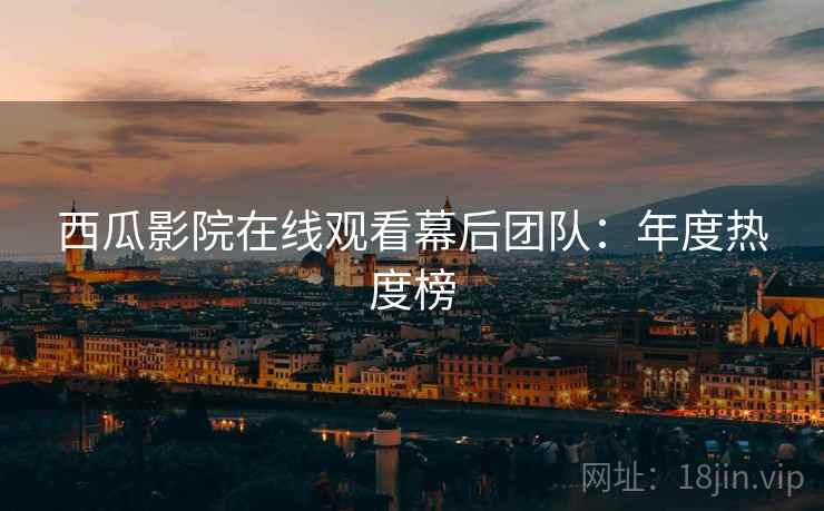 西瓜影院在线观看幕后团队：年度热度榜