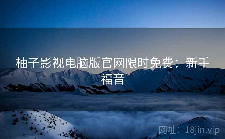 柚子影视电脑版官网限时免费：新手福音